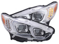 Anzo 2014-2015 Mazda 6 Projector Headlights w/ Plank Style Design Chrome