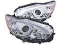 Anzo 13-14 Mazda CX-5 Projector Headlights w/ Halo Chrome w/ Amber