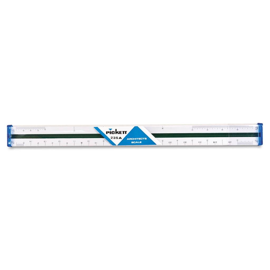 Chartpak Triangular Scale, Plastic, 12" Long, Architectural, Color-Coded