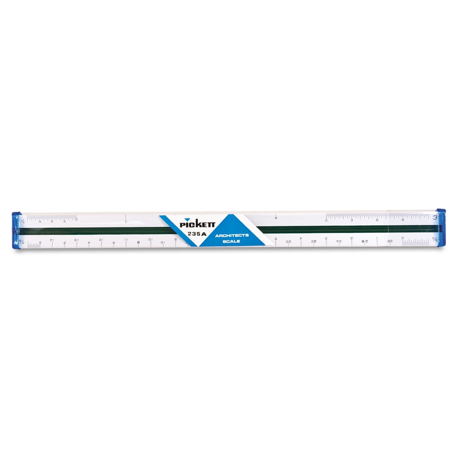 Chartpak Triangular Scale, Plastic, 12" Long, Architectural, Color-Coded