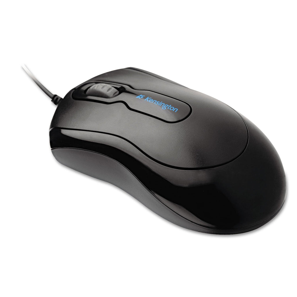 Kensington Mouse-In-A-Box Optical Mouse, USB 2.0, Left/Right Hand Use, Black