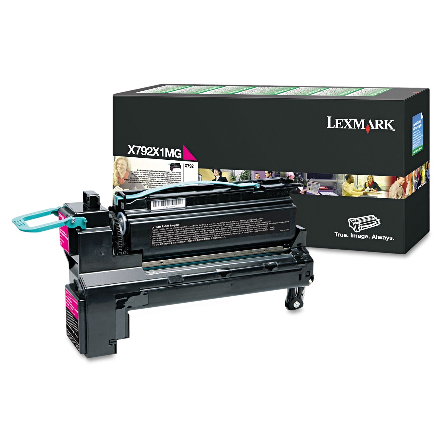 Lexmark X792X1MG Return Program Extra High-Yield Toner, 20,000 Page-Yield, Magenta