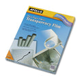 Apollo Plain Paper Transparency Film, 8.5 x 11, Black on Clear, 100/Box