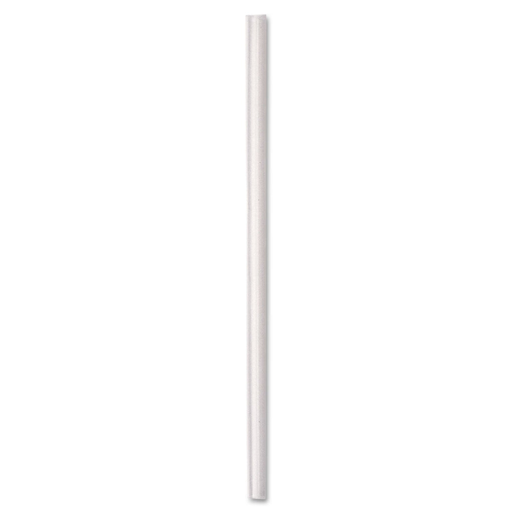 Dart Jumbo Straws, 7.75", Polypropylene, Translucent, 250/Pack, 50 Packs/Carton