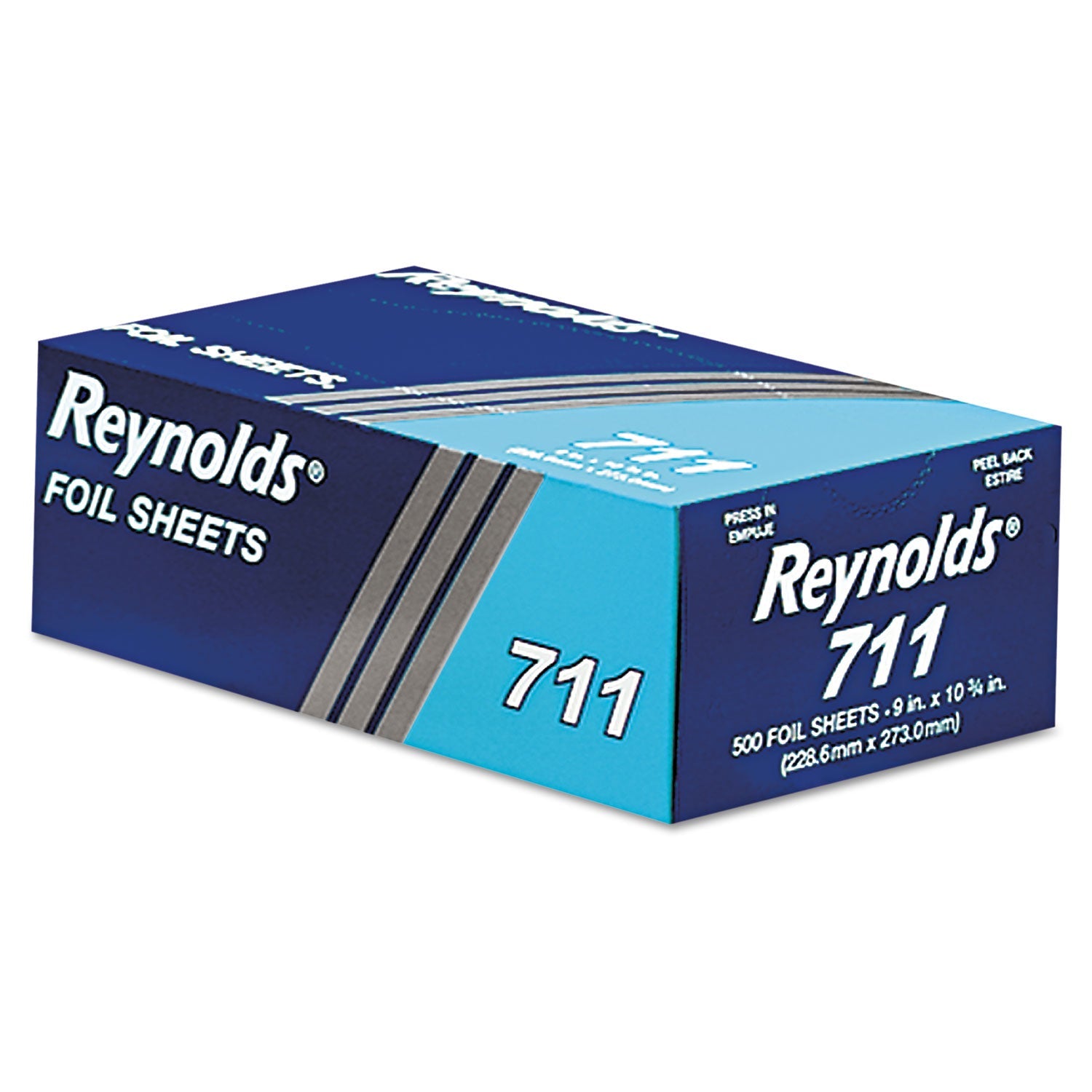 Reynolds Wrap Pop-Up Interfolded Aluminum Foil Sheets, 9 x 10.75, Silver, 500/Box, 6 Boxes/Carton