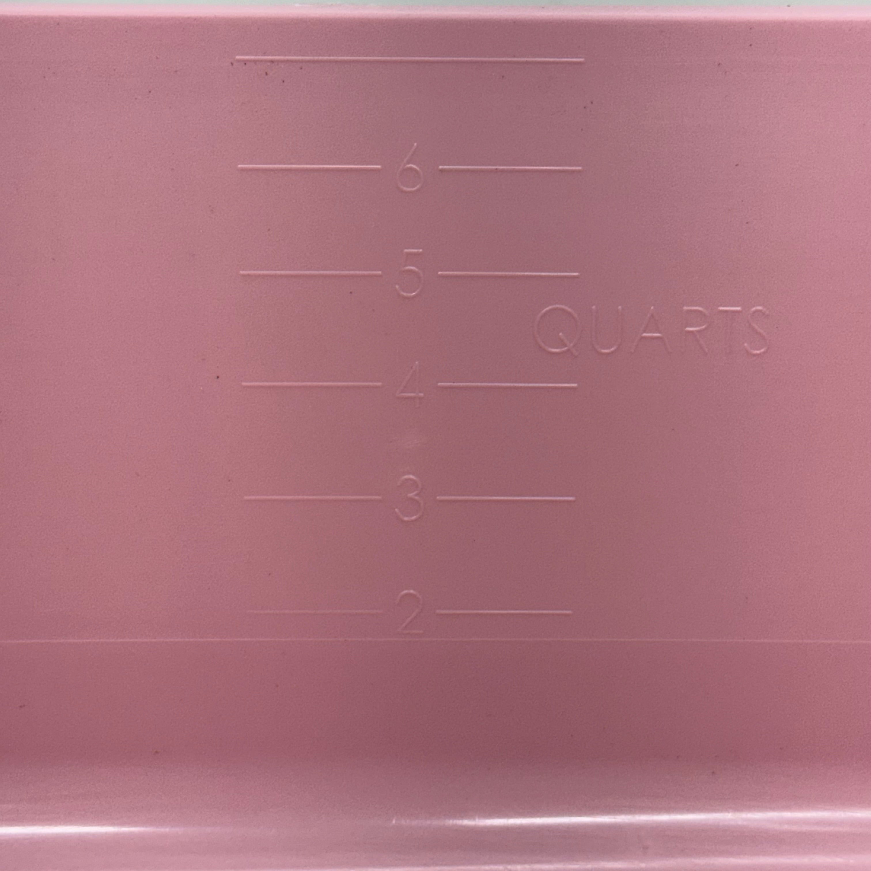 MEDEGEN (50 Pcs) Rectangular Wash Basin 6.6L 13”Lx10”Wx5” Dusty Rose H362-10