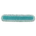 Rubbermaid HYGEN Dry Dusting Mop Heads with Fringe, 36", Microfiber, Green