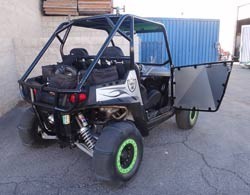 50 Cal RZR Doors Red on Black