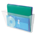 Universal Wall Files, Letter Size, 13" x 4" x 7", Clear