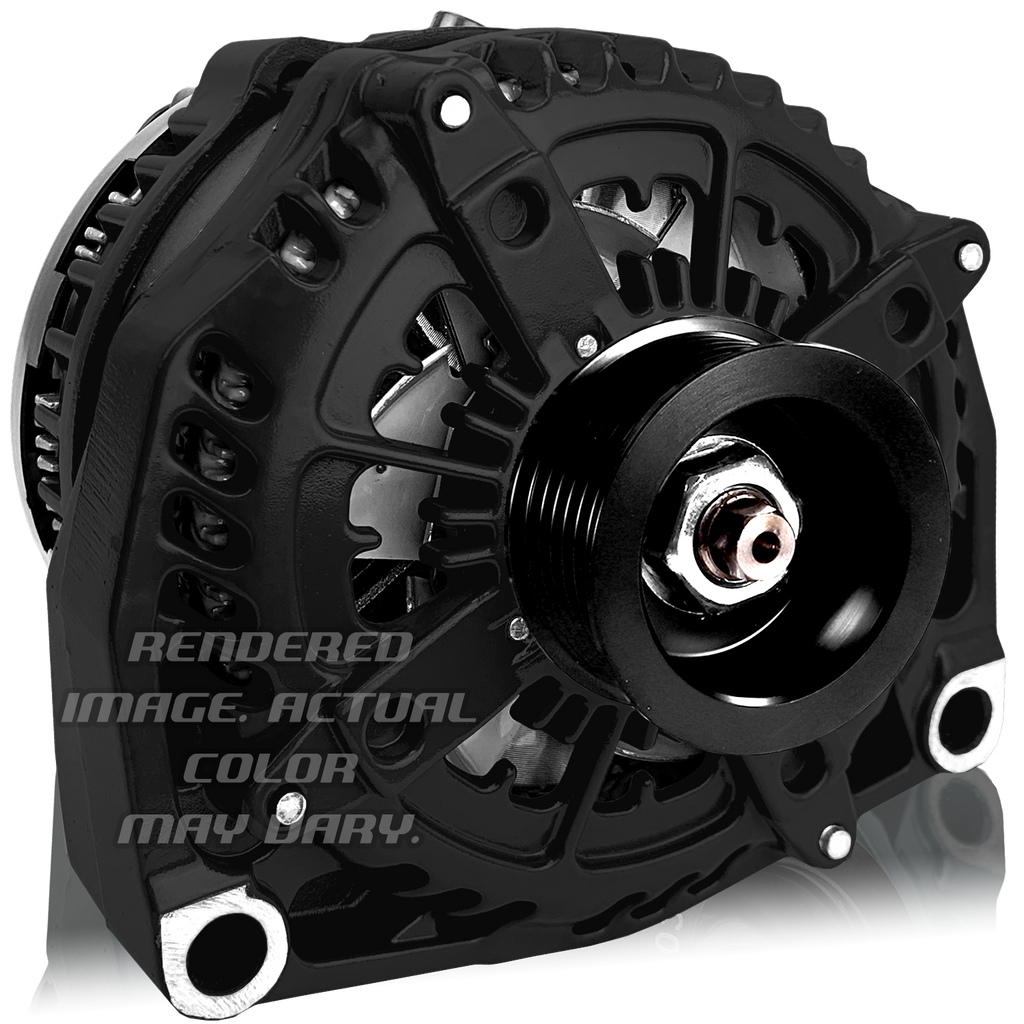 Mechman 250 Amp High Output Alternator 1996-2004 GM Truck 4.3L 4.8L 5.3L 5.7L 6L - Black