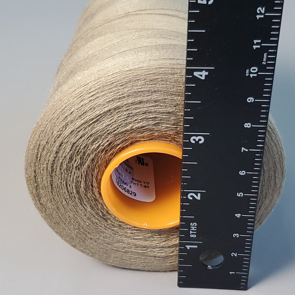 COATS Firefly HT Spun Meta-Armid Flame ResistatThread TEX 80 6000 YD Khaki 2 (New)