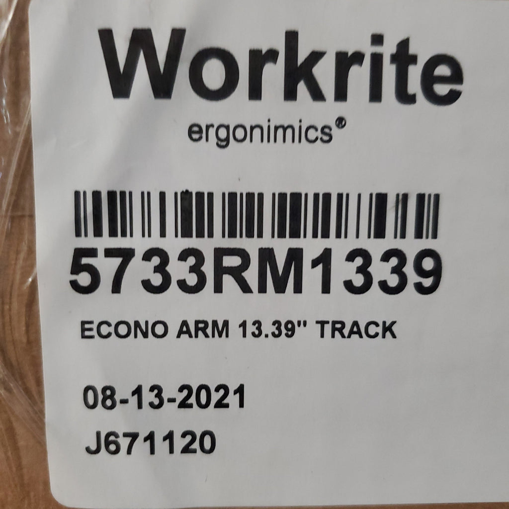 WORKRITE Ergonomics Econo Adjustable Keyboard Pinnacle 2 Extended Arm 13.39" Track 5733RM1339 (New)
