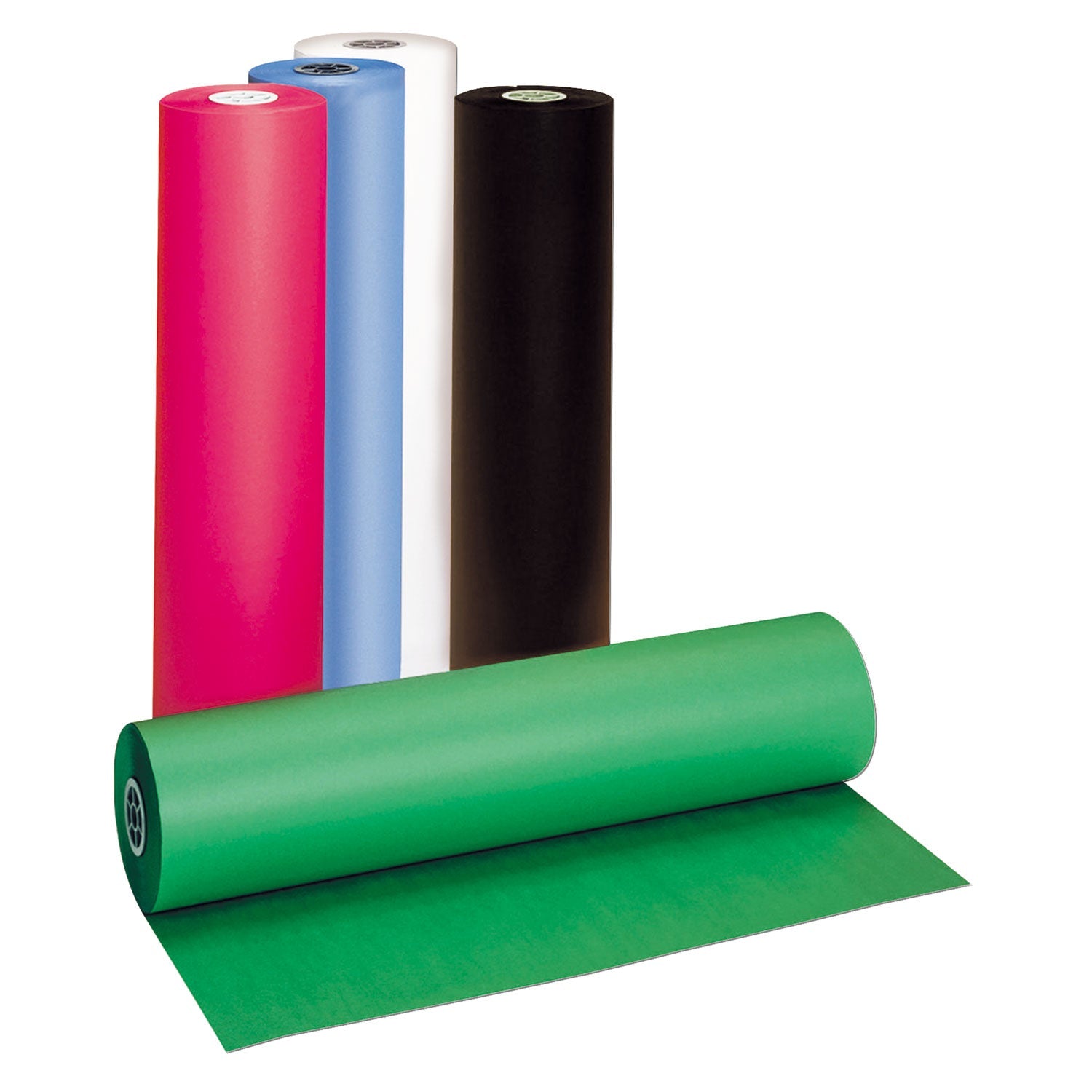 Pacon Decorol Flame Retardant Art Rolls, 40 lb Cover Weight, 36" x 1000 ft, Black