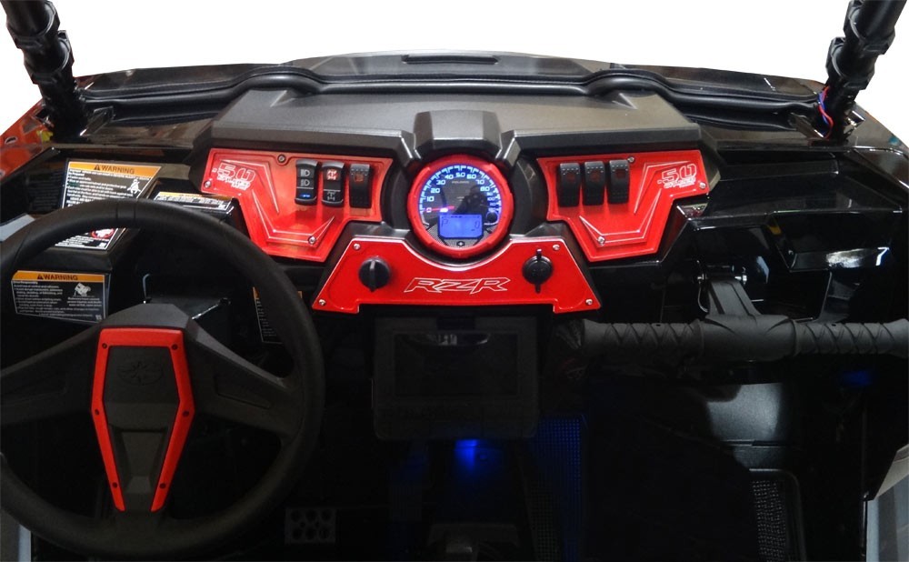 XP1000 3 piece Dash Panel (Only) Red
