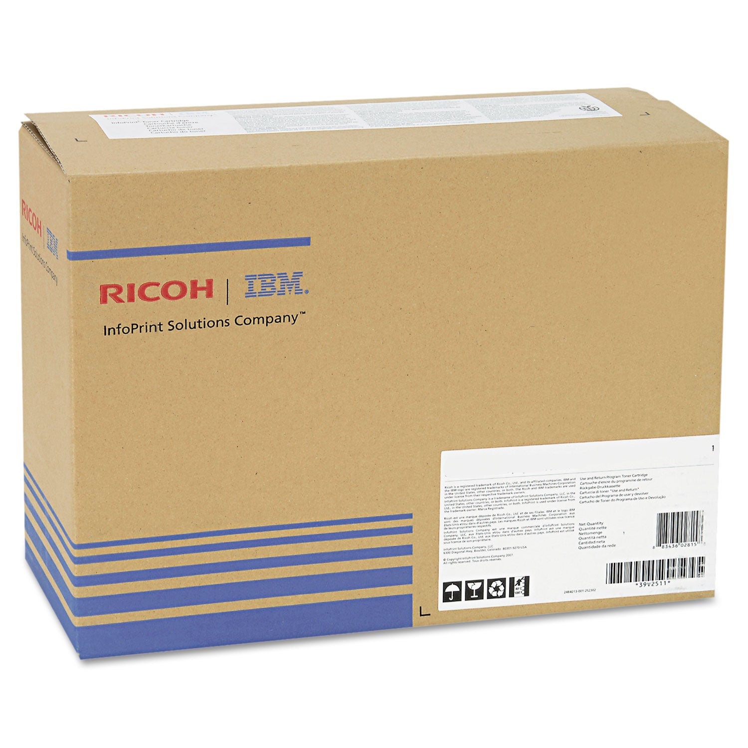 Ricoh 406683 Toner, 25,000 Page-Yield, Black