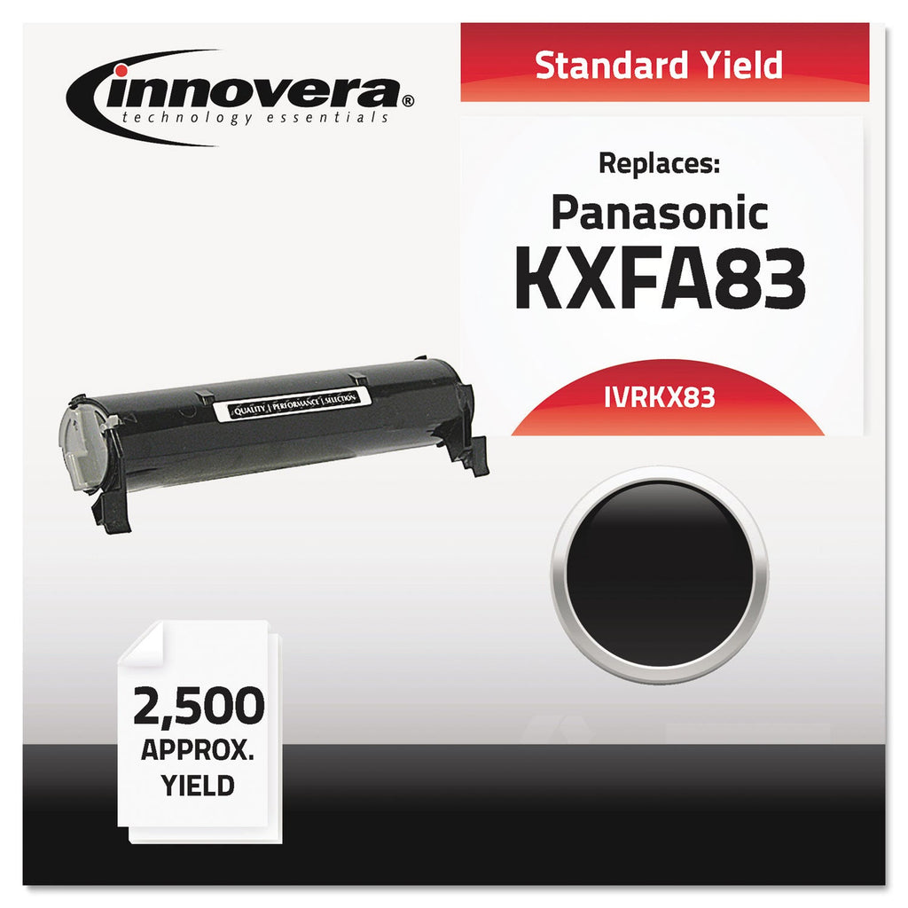 Innovera Remanufactured Black Toner, Replacement for KX-FA83, 2,500 Page-Yield