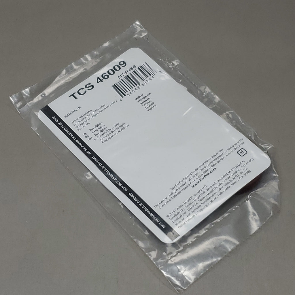 FEL-PRO Crankshaft Front Seal Set TCS46009 (New)