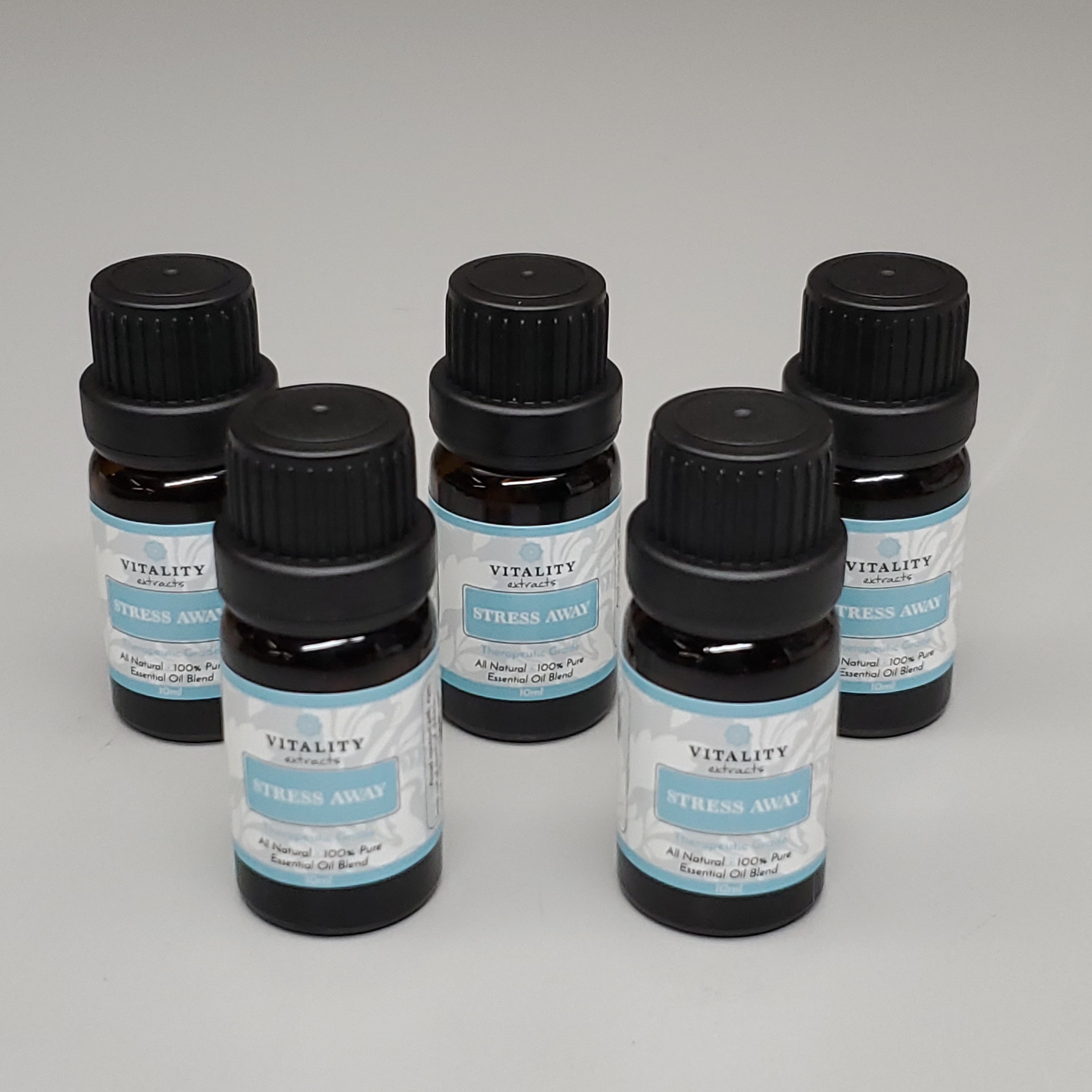 VITALITY 5 PK! Stress Away Essential Oil 10ml Amber