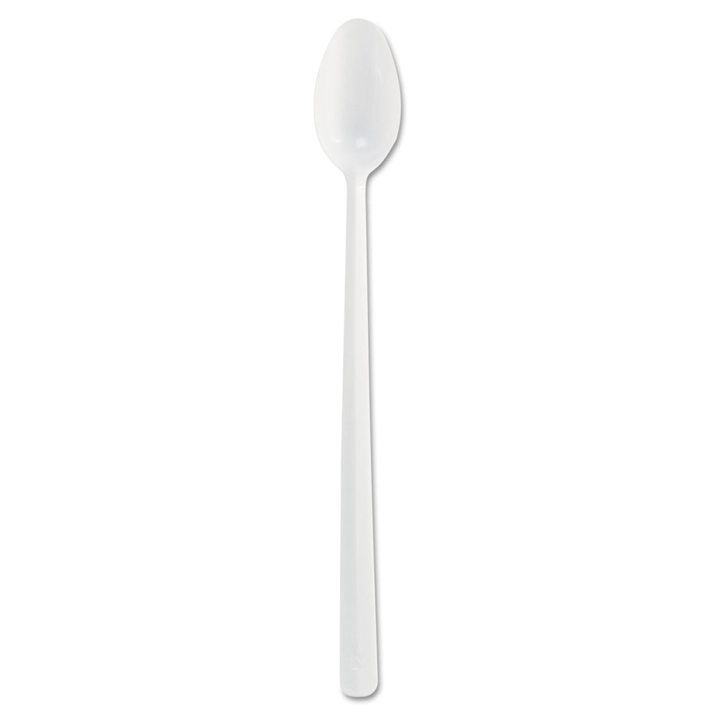 Dart Bonus Polypropylene Utensils, 8", Spoon, White, 1000/Carton