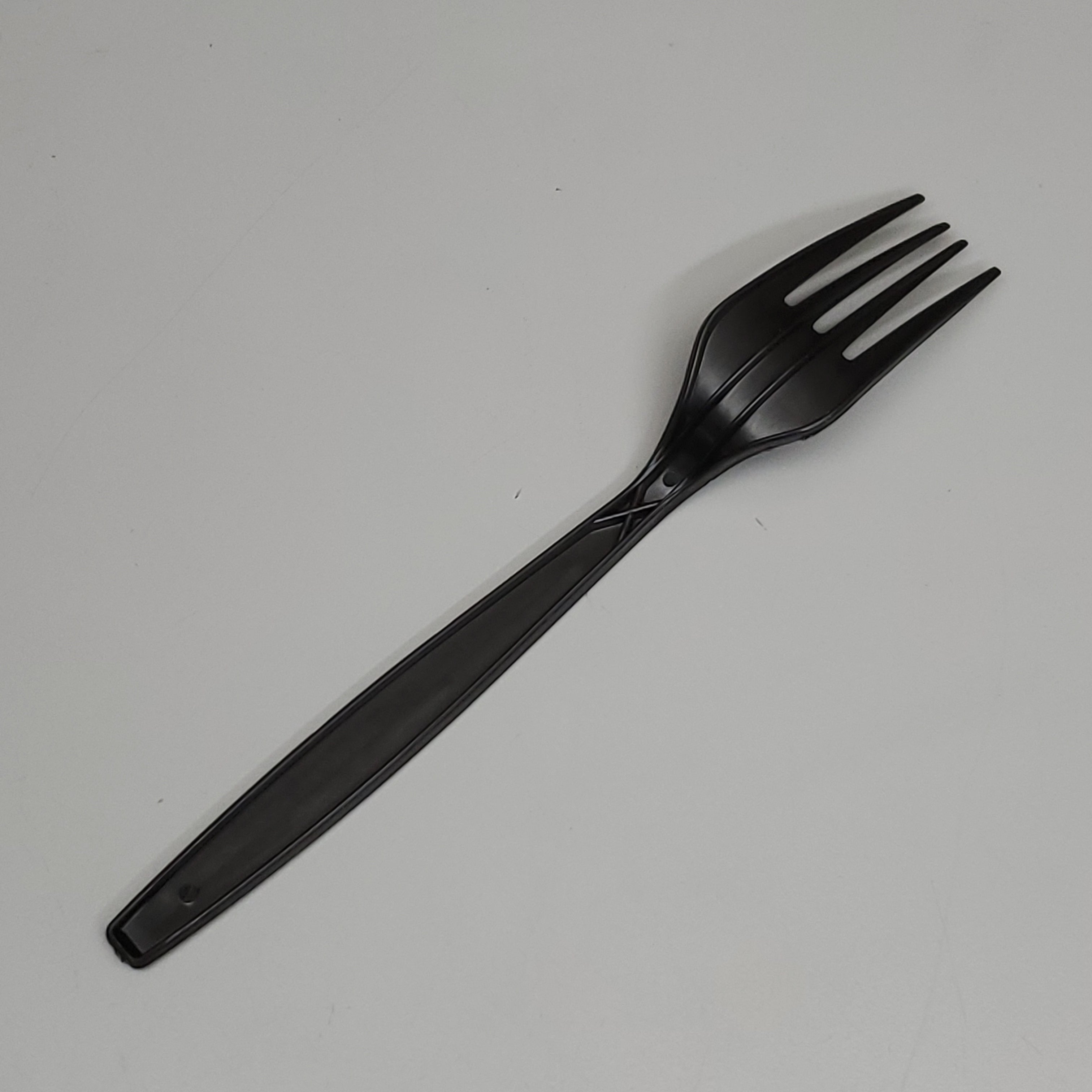 D&W FINE PACK 1000PK! ADV. HWPP Disposable Forks Wrapped Black IAFBLK-PP (New)