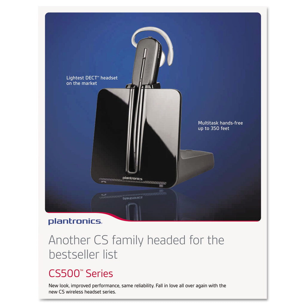 poly CS540 Monaural Convertible Wireless Headset
