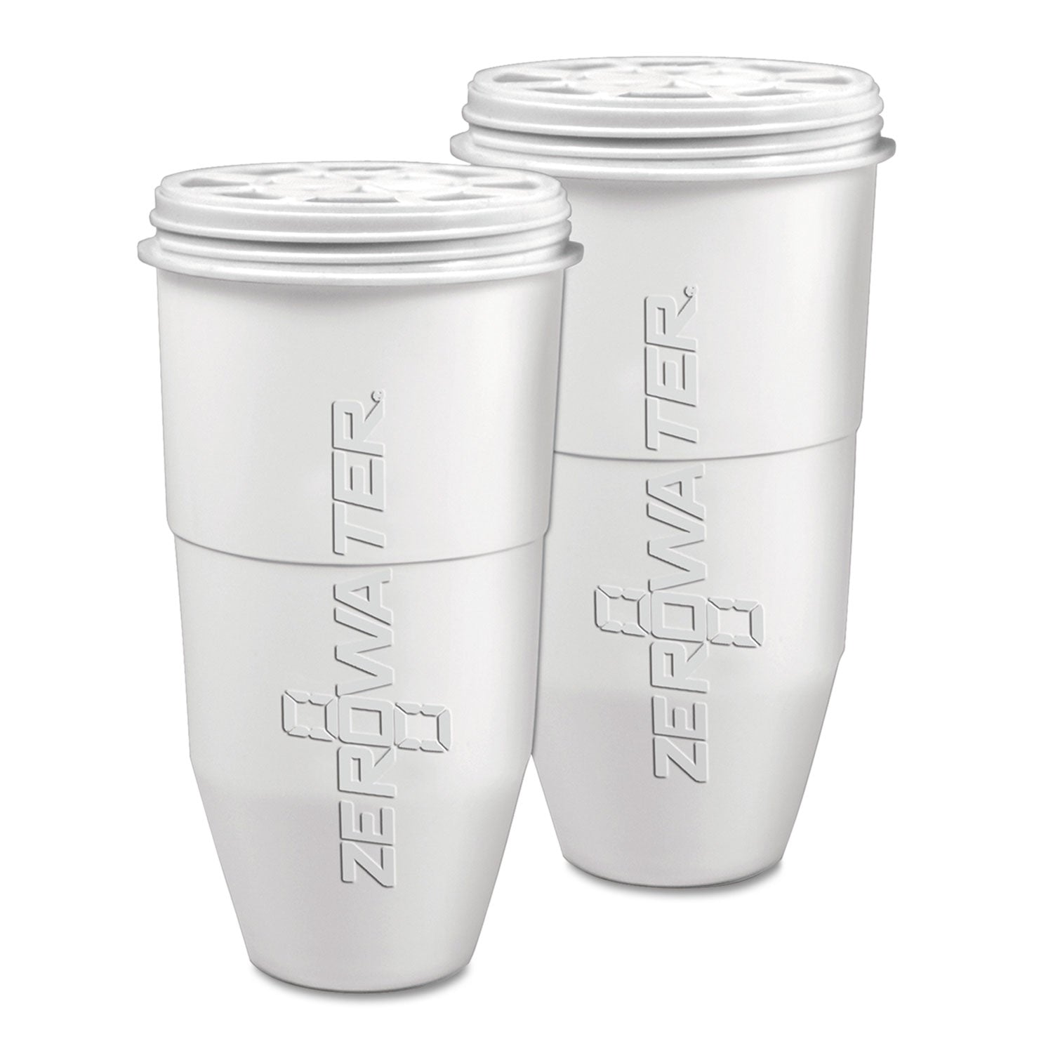 Avanti ZeroWater Replacement Filtering Bottle Filter, 4 dia x 7 h, 2/Pack