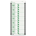 Lathem Time Clock Cards for Lathem Time 800P, One Side, 4 x 9, 100/Pack