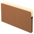Pendaflex Smart Shield File Pocket, 3.5" Expansion, Legal Size, Red Fiber, 10/Box