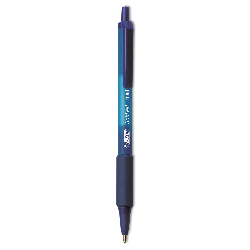 BIC Soft Feel Ballpoint Pen Value Pack, Retractable, Medium 1 mm, Assorted Ink and Barrel Colors, 36/Pack