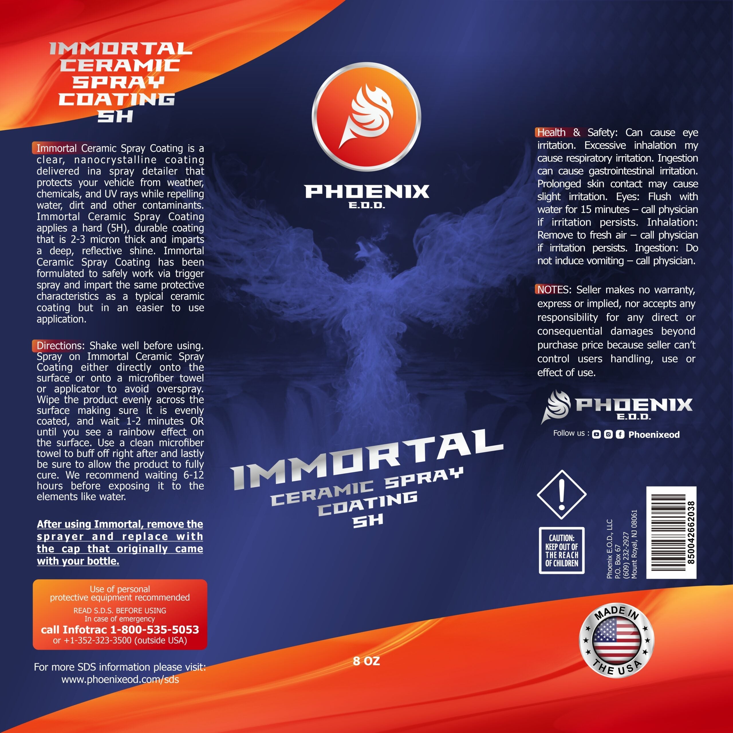 Immortal Ceramic Spray Coating – 7H