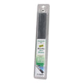Unger ErgoTec Replacement Squeegee Blades, 16" Wide Blade, Black Rubber, Soft, 12/Pack