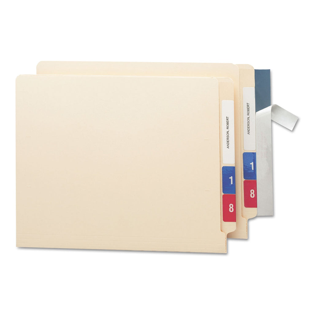 Smead Seal and View File Folder Label Protector, Clear Laminate, 8 x 1.69, 100/Pack