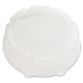 WNA Caterline Dome Lids, 12" Diameter x 275"h, Clear, Plastic, 25/Carton