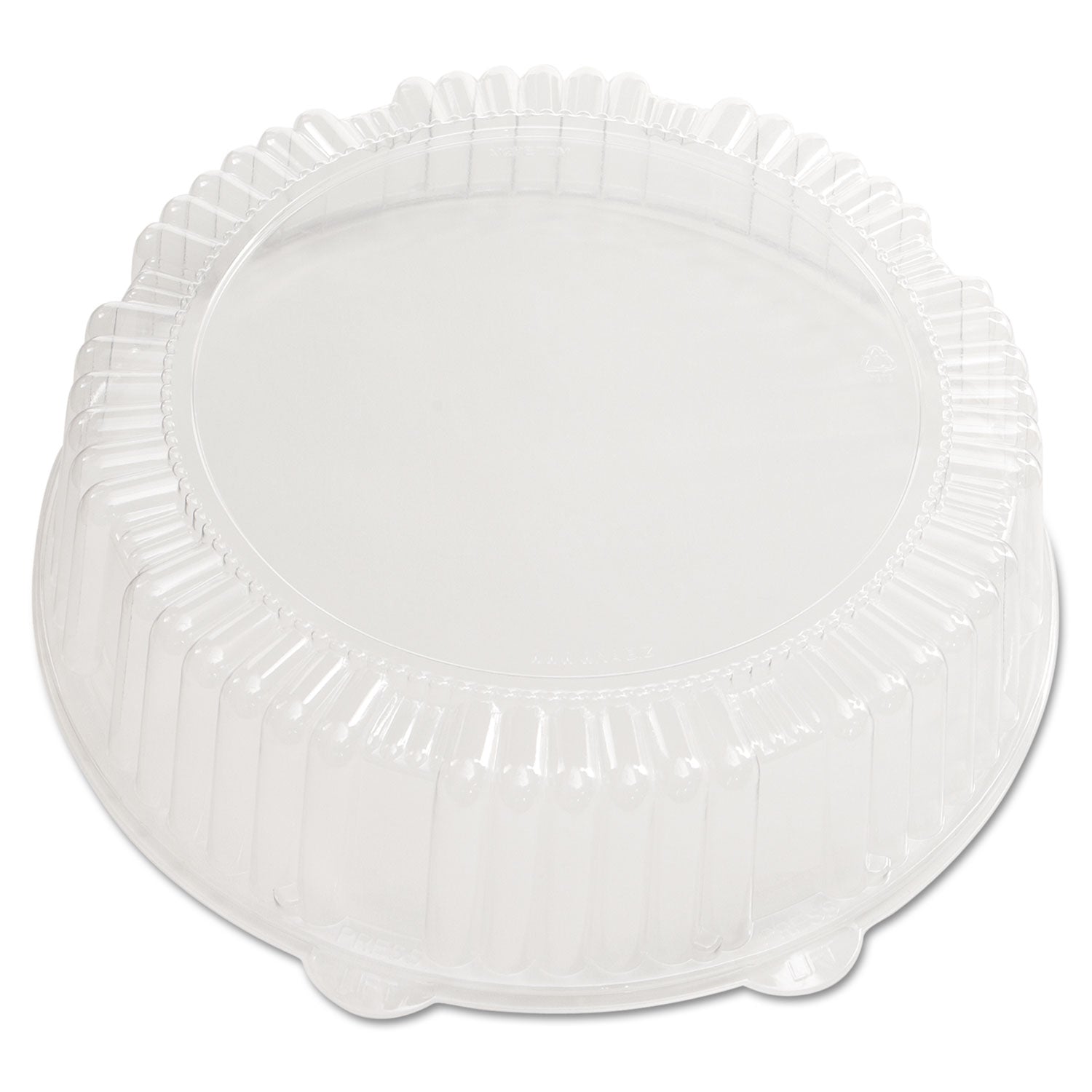 WNA Caterline Dome Lids, 12" Diameter x 275"h, Clear, Plastic, 25/Carton