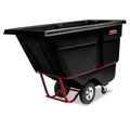 Rubbermaid Rotomolded Tilt Truck, Rectangular, Plastic, 1,250 lb Capacity, Black