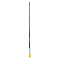 Rubbermaid Gripper Fiberglass Mop Handle, 1" dia x 60", Blue/Yellow