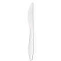 Dart Reliance Medium Heavy Weight Cutlery, Std Size, Knife, Boxed, White, 1000/CT