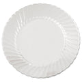 WNA Classicware Plates, Plastic, 6" dia, Clear, 18/Bag, 10 Bags/Carton