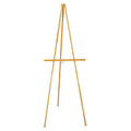 Quartet Lightweight Tripod Floor Easel, 64" High, Natural Oak
