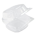 Pactiv Evergreen ClearView SmartLock Hinged Lid Container, 20 oz, 5.75 x 6 x 3, Clear, Plastic, 500/Carton