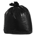Trinity Plastics Low-Density Can Liners, 33 gal, 1.25 mil, 33" x 39", Black, 100/Carton