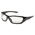 MCR ForceFlex Safety Glasses, Black Frame, Clear Lens