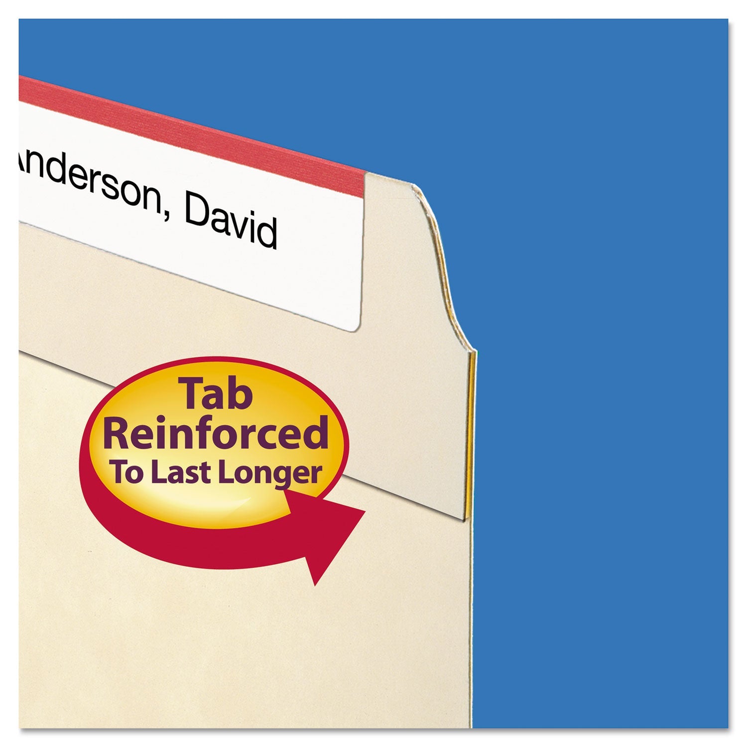 Smead WaterShed Top Tab File Folders, 1/3-Cut Tabs: Assorted, Letter Size, 0.75" Expansion, Manila, 100/Box