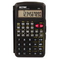 Victor 920 Compact Scientific Calculator with Hinged Case, 10-Digit LCD