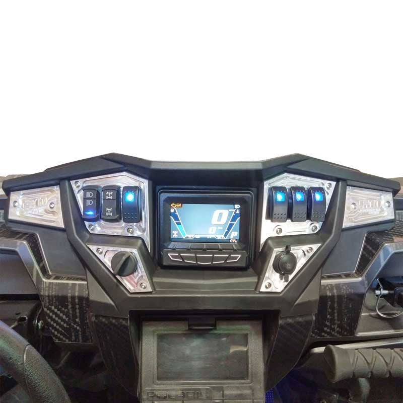 RZR Dash Panel Digital GPS 6 piece