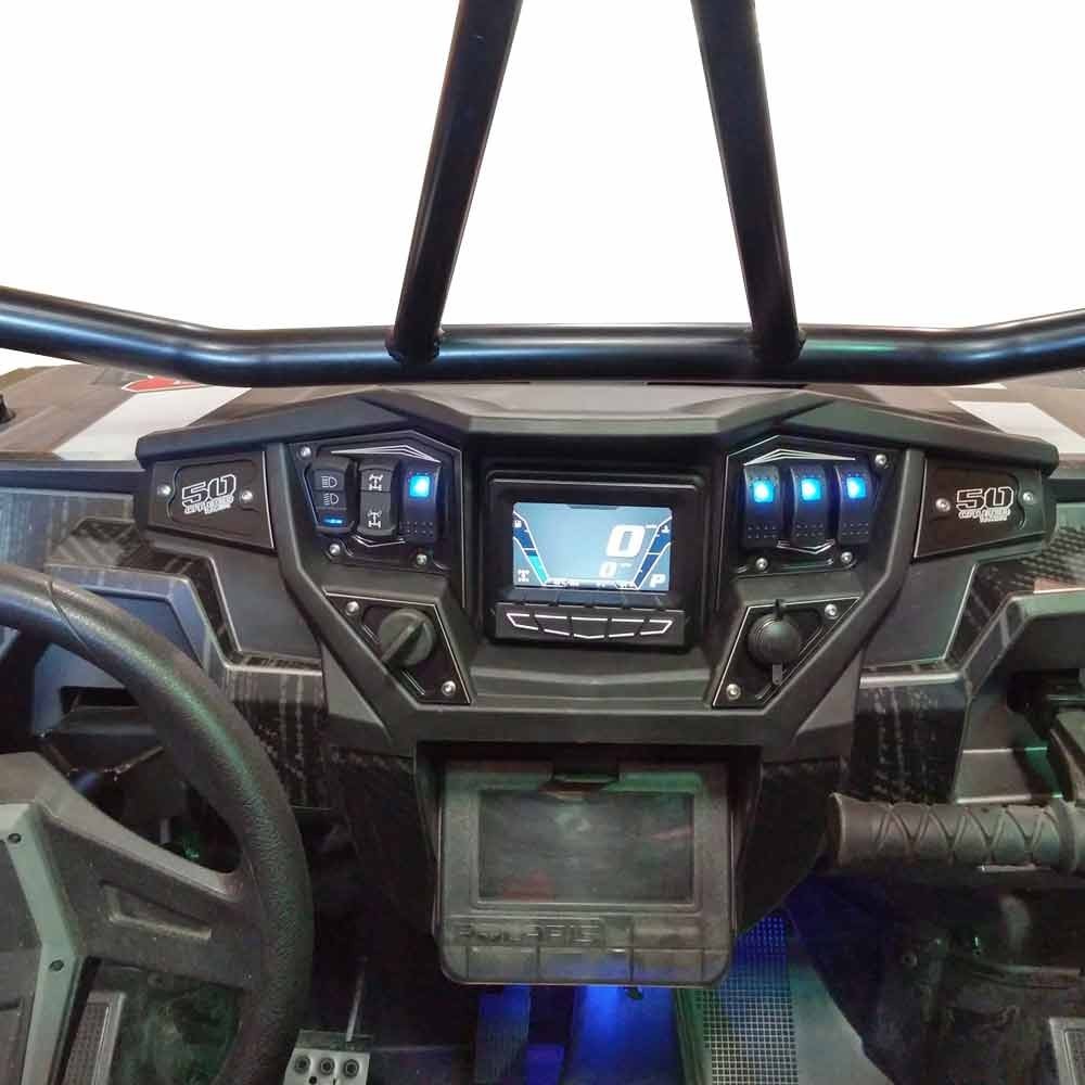 RZR Dash Panel Digital GPS 6 piece