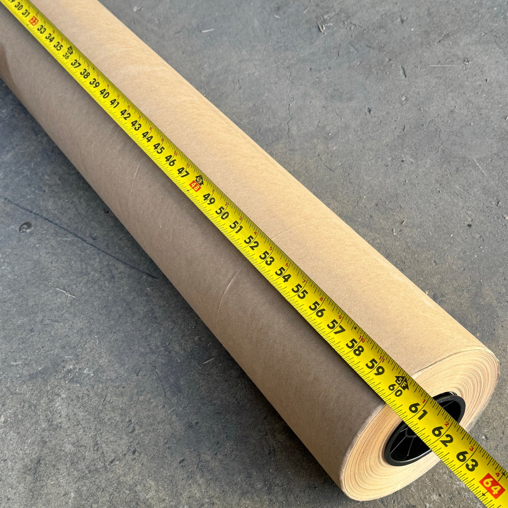 PREGIS Heavy Duty Construction Paper Roll, Recycled Kraft 60”Wx500 Brown