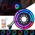Xprite RGB Dual Ring Spare Tire Brake Light Wrangler