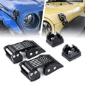 Xprite Xprite Black Aluminum Hood Latch Kit With U S Flag For
