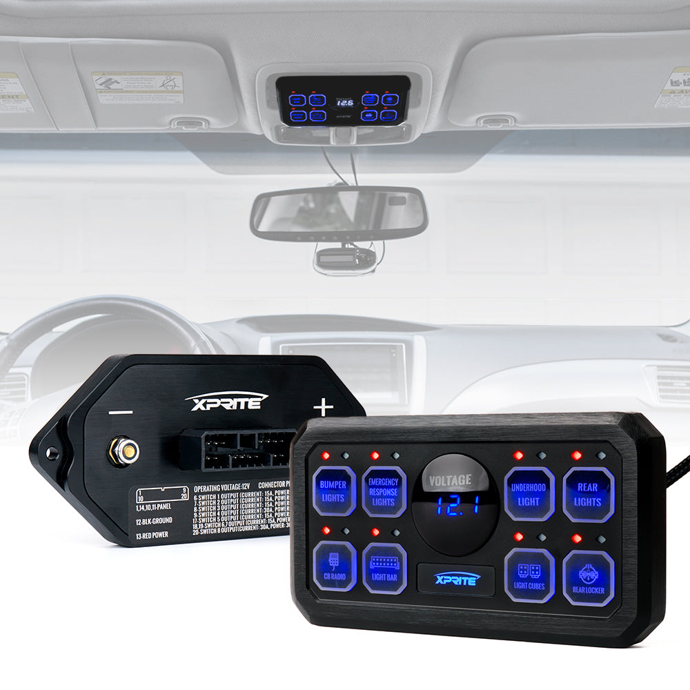 Grille and Surface Mount Light - Set of 8 | Tactical 12 Series